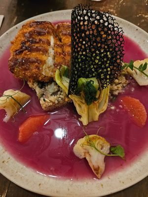 Tofu Catsu at O Gambuzino in Lisbon