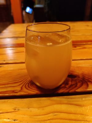 Madeiram storm cocktail at O Gambuzino in Lisbon