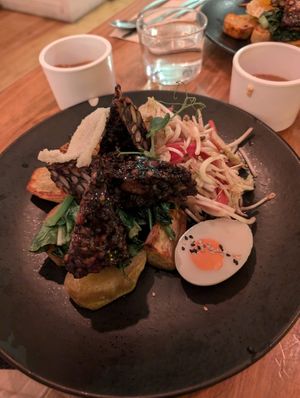 Gado gado at O Gambuzino in Lisbon