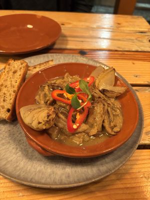 This Pica Pau appetizer was amazing!!!  at O Gambuzino in Lisbon