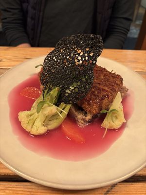 Katsu curry. Was a bit bland but good textures.  at O Gambuzino in Lisbon