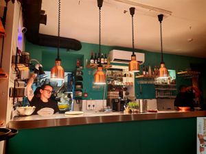 Bar at O Gambuzino in Lisbon