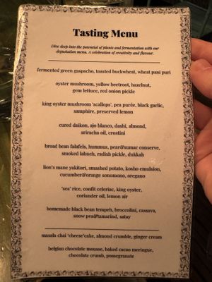 Tasting menu   at O Gambuzino in Lisbon