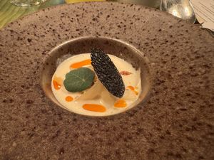 Cured daikon  at O Gambuzino in Lisbon