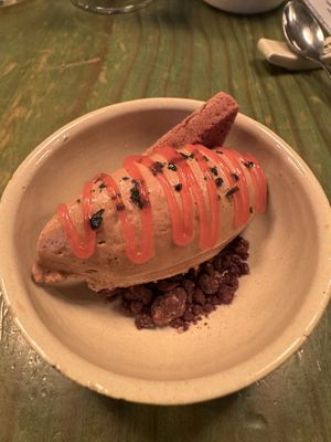 Chocolate mousse  at O Gambuzino in Lisbon