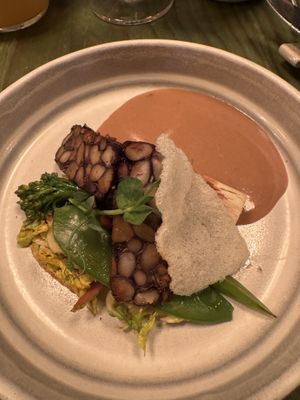 Black bean tempeh   at O Gambuzino in Lisbon