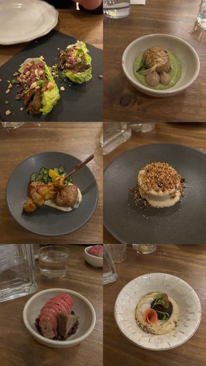 10 course tasting menu   at O Gambuzino in Lisbon