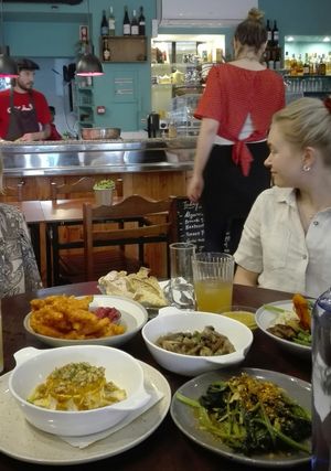 The best food we've had in Lisbon so far.  at O Gambuzino in Lisbon