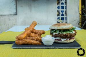 Portobello Burger  at O Gambuzino in Lisbon