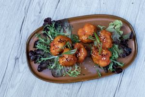 Cauliflower Gochujang - crispy, sticky (vegan, gf)  at O Gambuzino in Lisbon