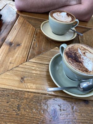 Mocha oat at Slice of Cornwall in Falmouth