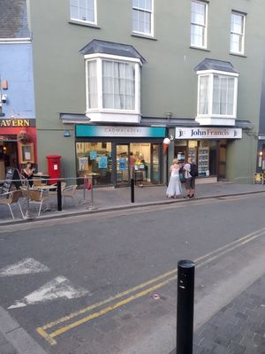 Exterior at Cadwaladers in Tenby