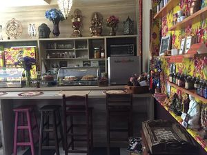 Interior at Gauri Cafe in Sao Paulo