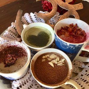 Vegan Latte flavored at Gauri Cafe in Sao Paulo