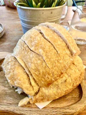 Sourdough bread   at Maison Mathis Arabian Ranches in Dubai