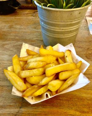 Belgian fries  at Maison Mathis Arabian Ranches in Dubai