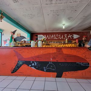 Ordering counter at Waicura in Loreto