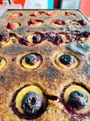 Banana/blueberries 🍌 💙
Banana/blackberries 🍌 💜
Banana/raspberries 🍌 💗
Banana/strawberries 🍌  🍓  at Waicura in Loreto