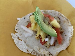 Potatoes taco  at Waicura in Loreto