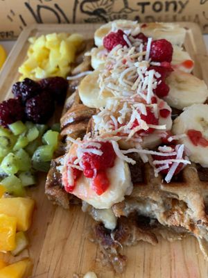 Waffles  at Waicura in Loreto