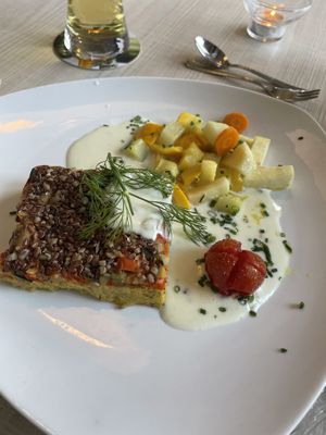 Kräuter-Polenta at Holzschuh's Schwarzwaldhotel in Baiersbronn