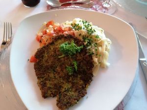 Zucchini Taler at Holzschuh's Schwarzwaldhotel in Baiersbronn