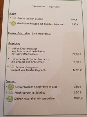  at Holzschuh's Schwarzwaldhotel in Baiersbronn