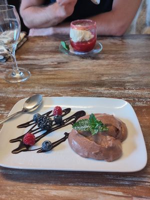 Dessert at Holzschuh's Schwarzwaldhotel in Baiersbronn