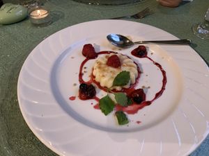 Grießpudding at Holzschuh's Schwarzwaldhotel in Baiersbronn