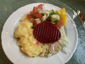 Salat vom Salatbuffet at Holzschuh's Schwarzwaldhotel in Baiersbronn