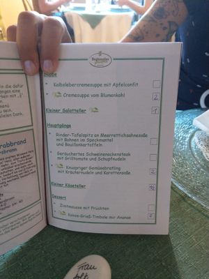 Dessert was amazing at Holzschuh's Schwarzwaldhotel in Baiersbronn