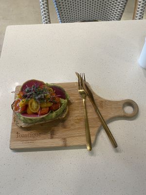 Avocado toast  at Toastique in Washington