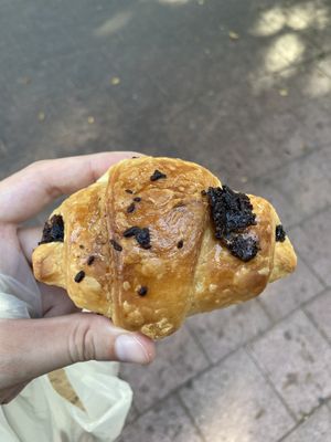 Chocolate croissant  at Hadekel Bakery - Bialik in Ramat Gan