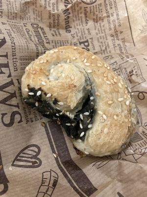 Spinach pastry  at Hadekel Bakery - Bialik in Ramat Gan