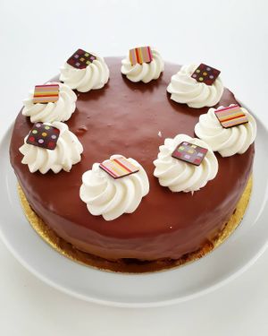 Chocolate ganache cake at Kashew Bakery in Calgary