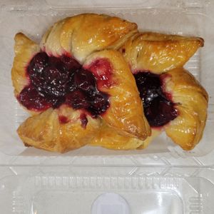 Cherry danishes at Kashew Bakery in Calgary