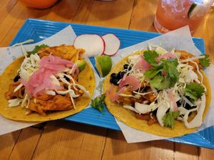 Jackfruit tacos at TacoVino in Corvallis