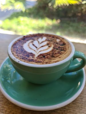 Oat milk cap at Pipi in Middleton