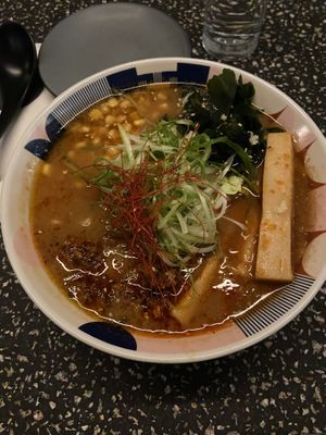 Vegan ramen   at Tonchin in New York City