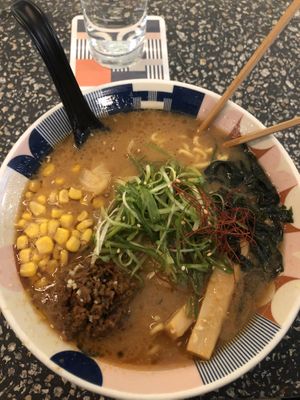 Miso ramen at Tonchin in New York City