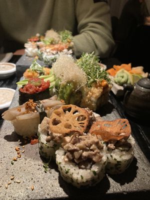 Sushi vegano misto at Karma Sushi in Copenhagen
