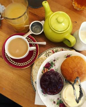 Afternoon tea at Lion Rock Tea Rooms in Cheddar