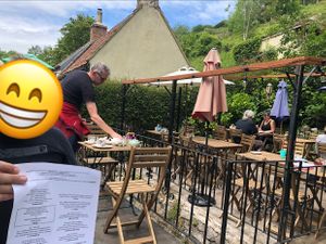 Garden  at Lion Rock Tea Rooms in Cheddar