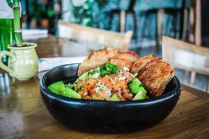 Vegan bowl  at Bistroveg by Ouzo in Santa Marta