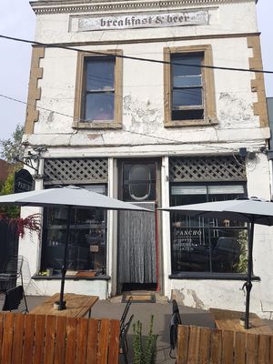 From the outside at Pancho in Daylesford