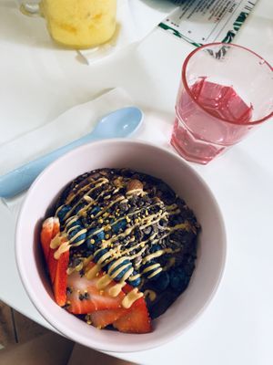 In love with the Acai bowl at this place! at Carrotsticks & Cravings - Robertson Quay in Central Singapore