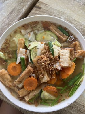 Veggie noodle soup   at Pho Street in Cairns