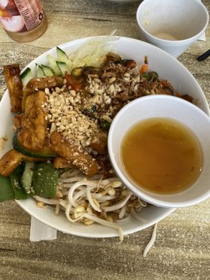 Tofu vermicelli salad   at Pho Street in Cairns