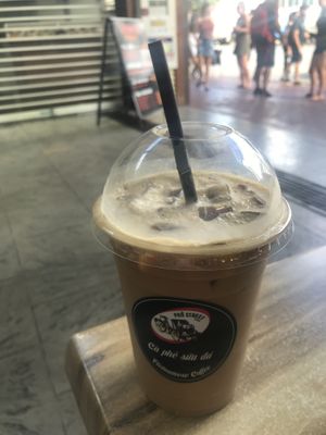 Vegan iced coffee at Pho Street in Cairns