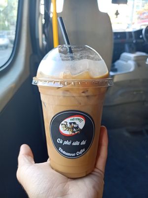 Vegan coffee at Pho Street in Cairns